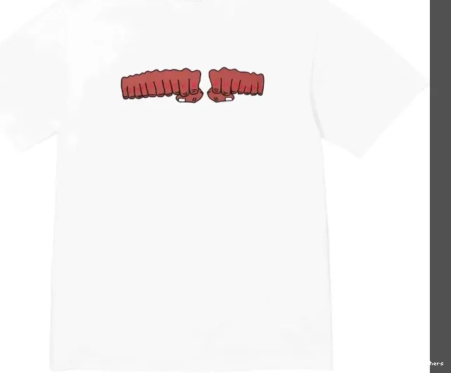 MACHINE M Fist XL S White L FIST Short TEE and Black sleeved T-shirt TOY 24SS 0711